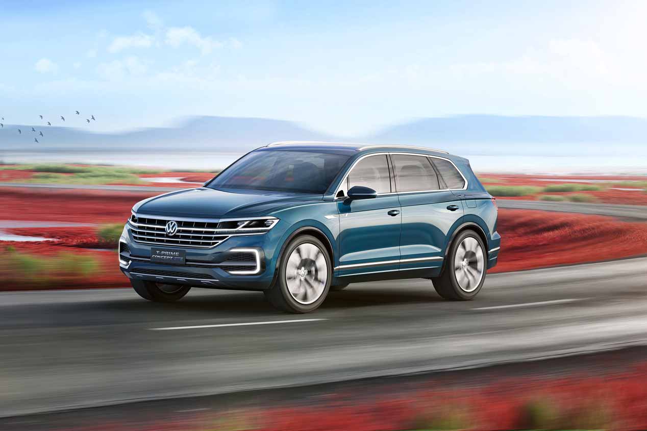 Volkswagen T-Prime Concept GTE: el futuro SUV Touareg XL