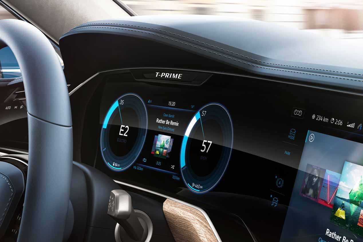 Volkswagen T-Prime Concept GTE: el futuro SUV Touareg XL