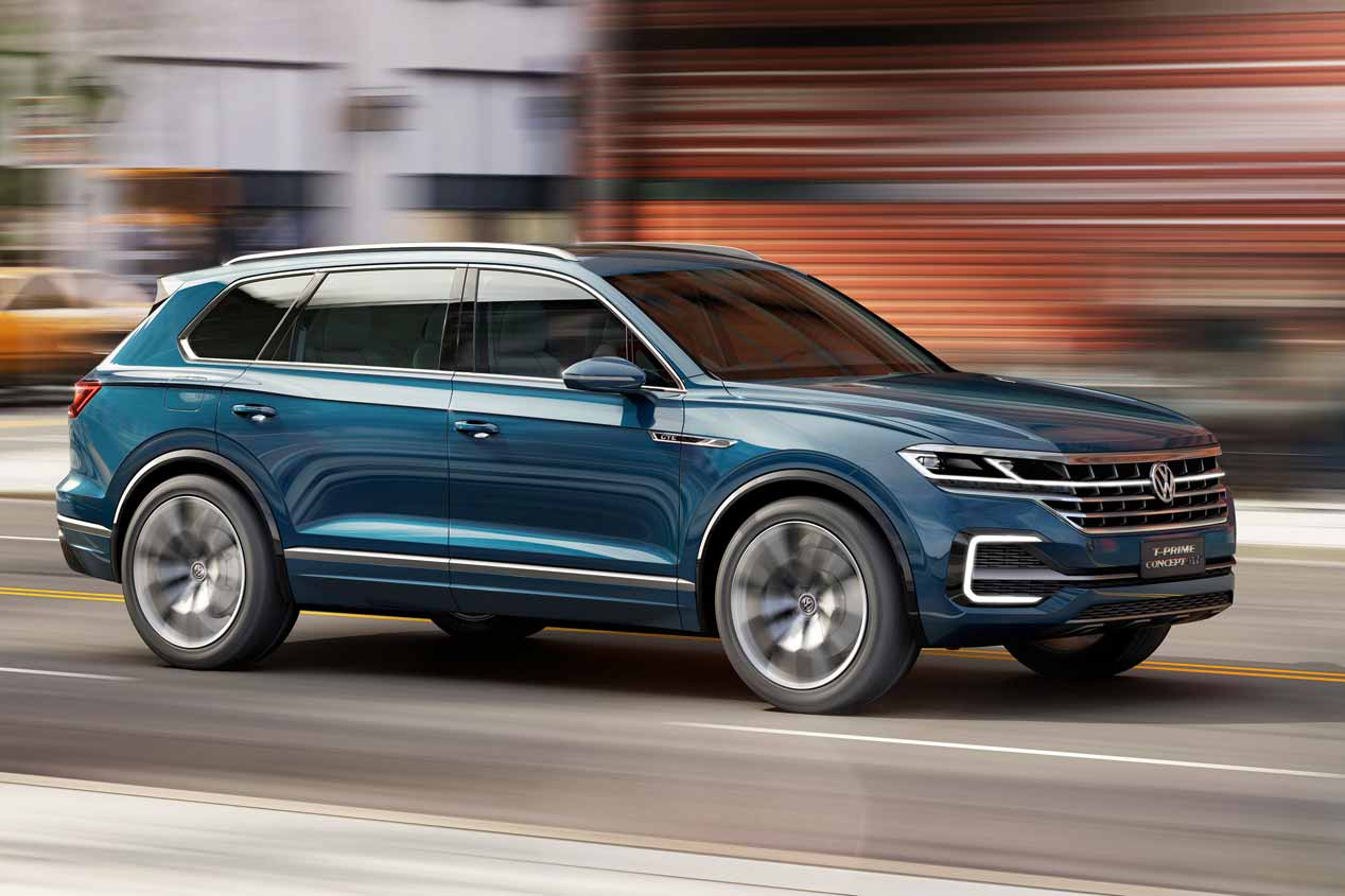 Volkswagen T-Prime Concept GTE: el futuro SUV Touareg XL