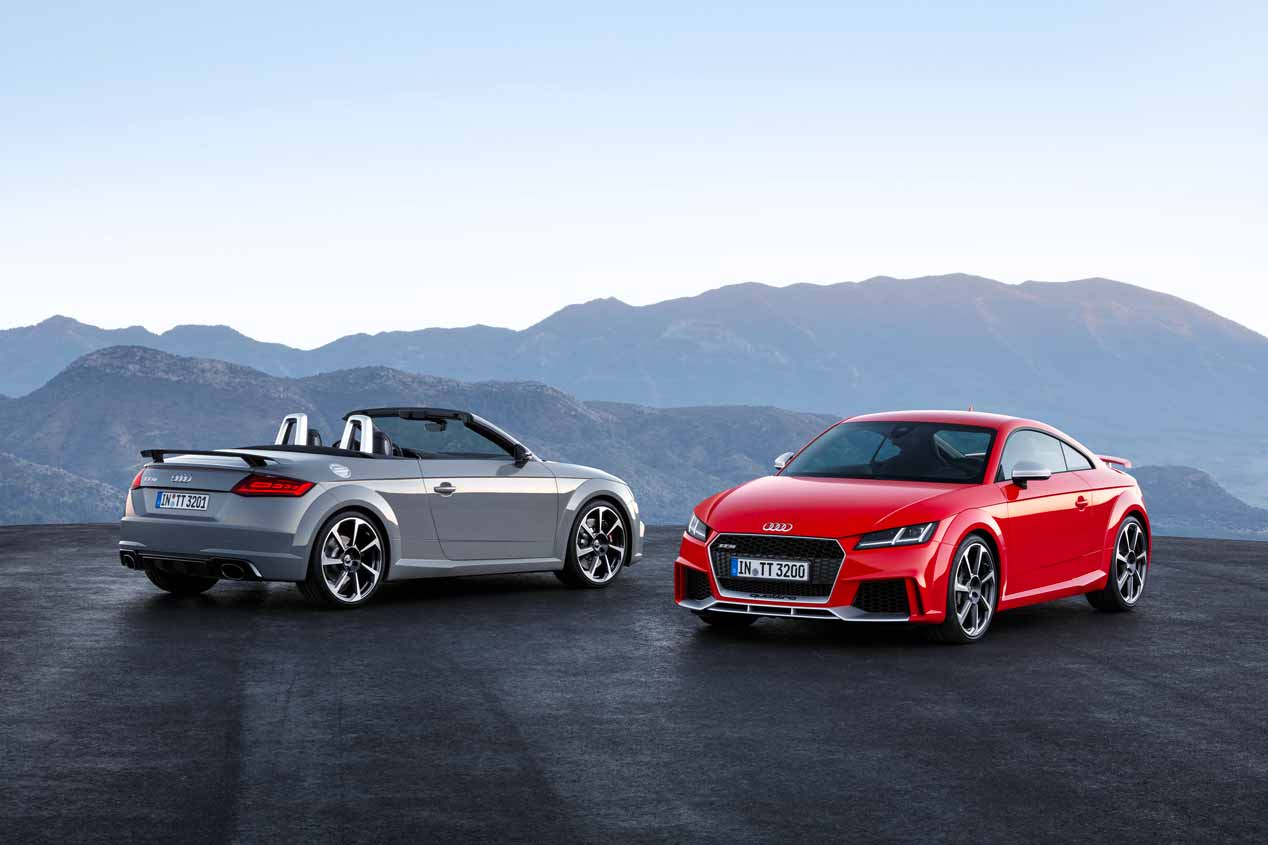 Audi TT RS Coupé 2016 y TT RS Roadster 2016, sus mejores fotos