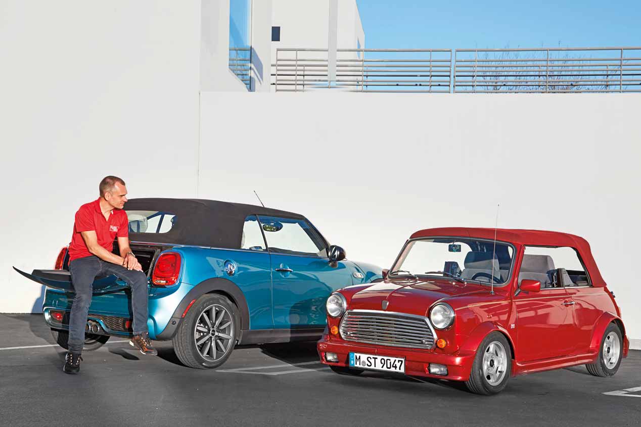 Mini Cooper S Cabrio 2016 y Mini Cabrio 1993