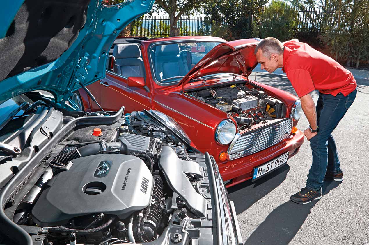 Mini Cooper S Cabrio 2016 y Mini Cabrio 1993