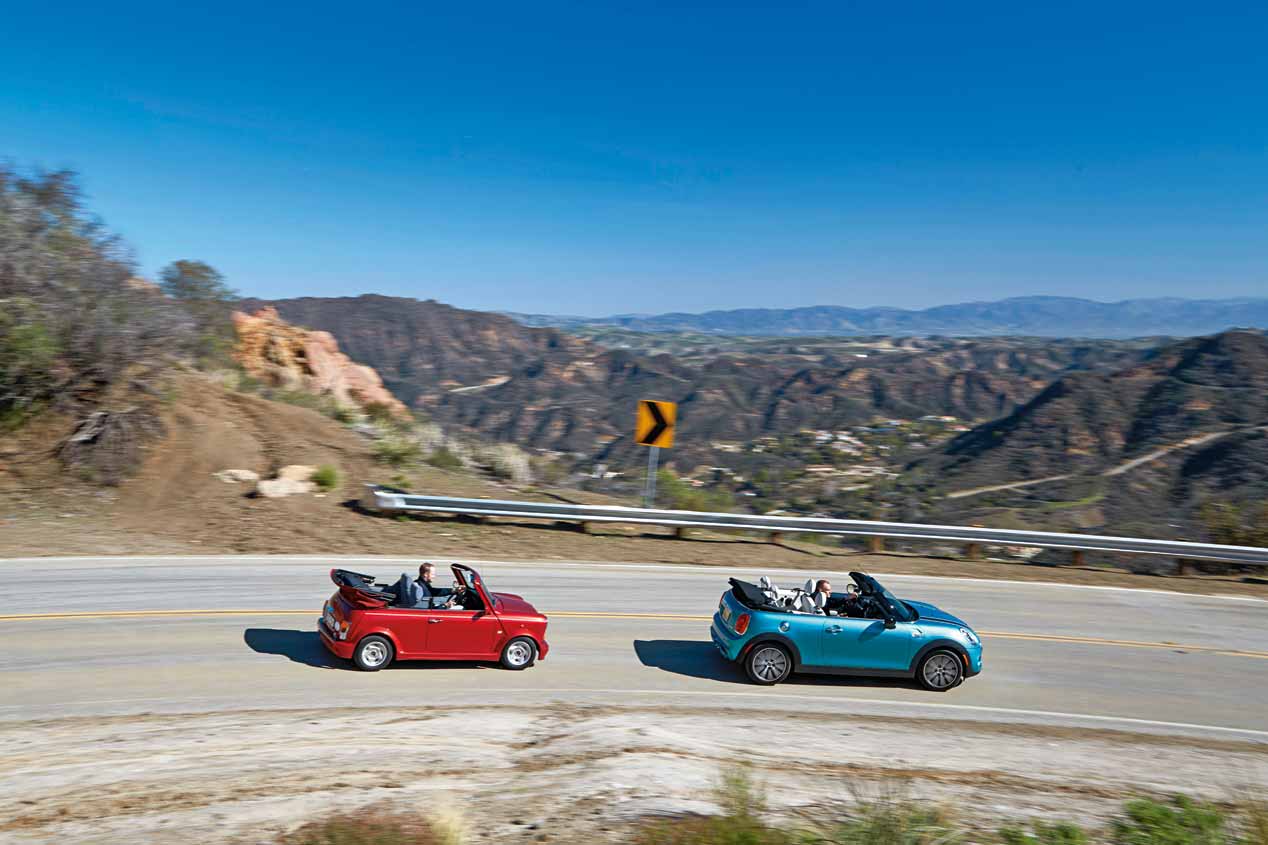 Mini Cooper S Cabrio 2016 y Mini Cabrio 1993