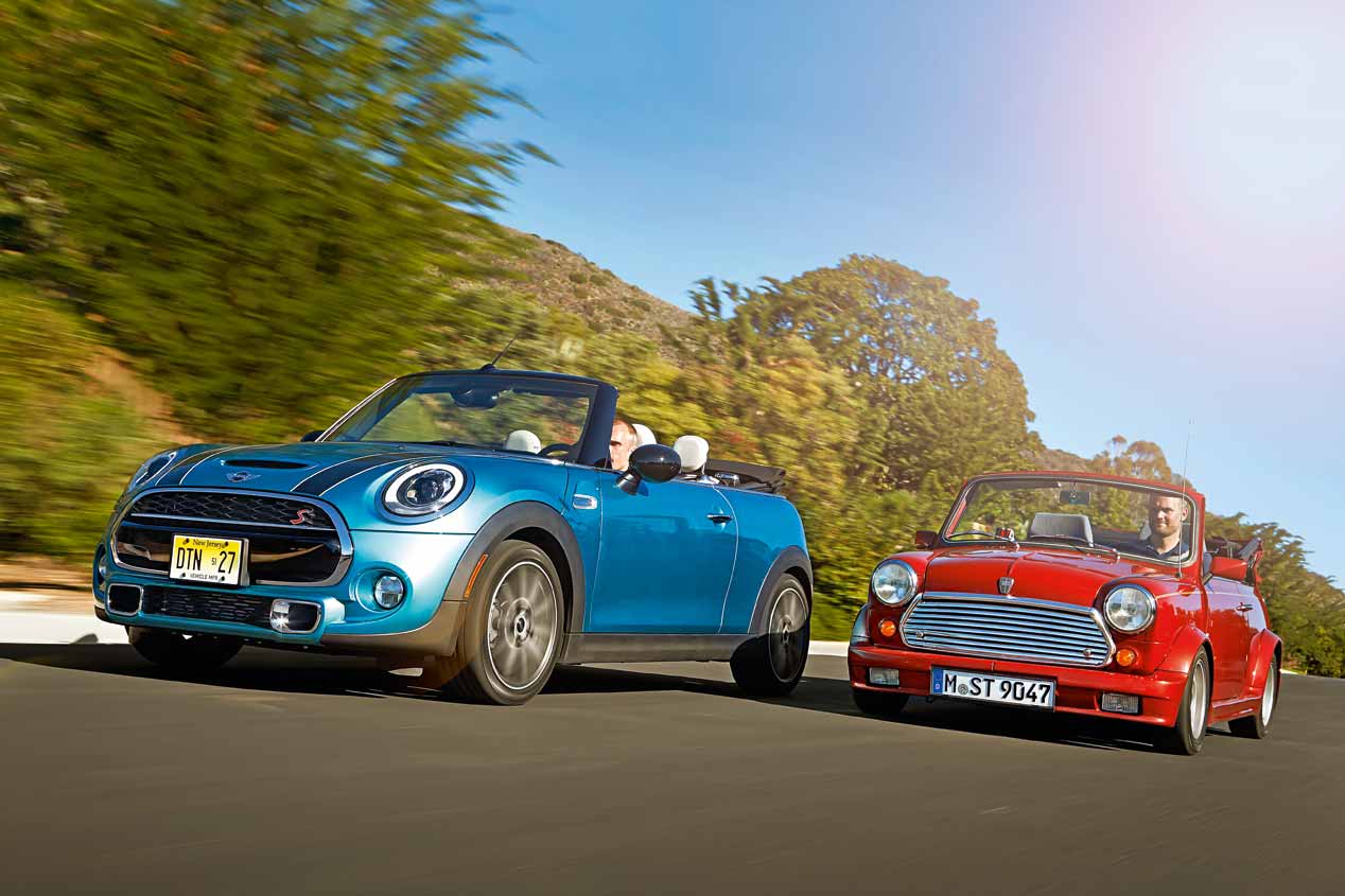 Mini Cooper S Cabrio 2016 y Mini Cabrio 1993