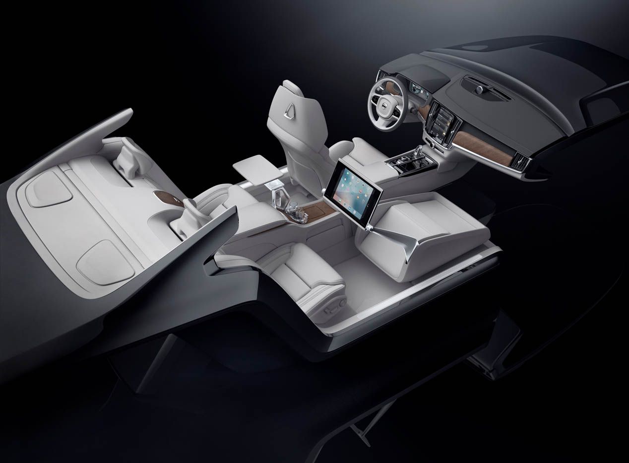 Lounge Console Concept en el Volvo S90 Excellence