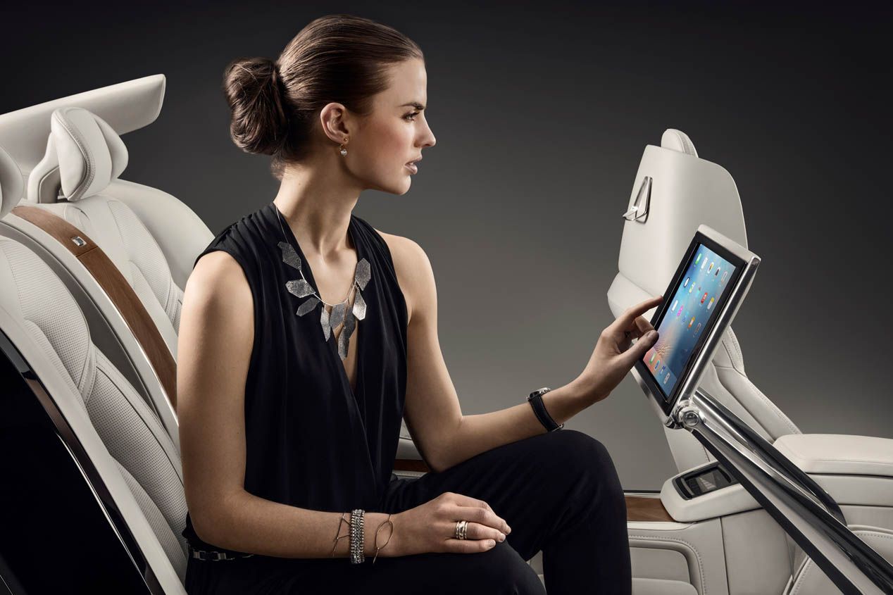 Lounge Console Concept en el Volvo S90 Excellence