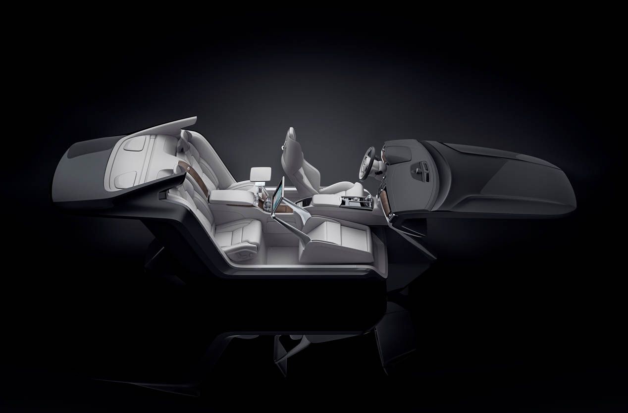 Lounge Console Concept en el Volvo S90 Excellence