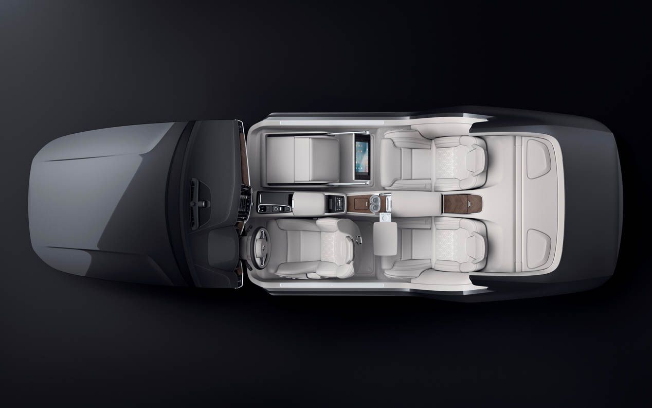 Lounge Console Concept en el Volvo S90 Excellence