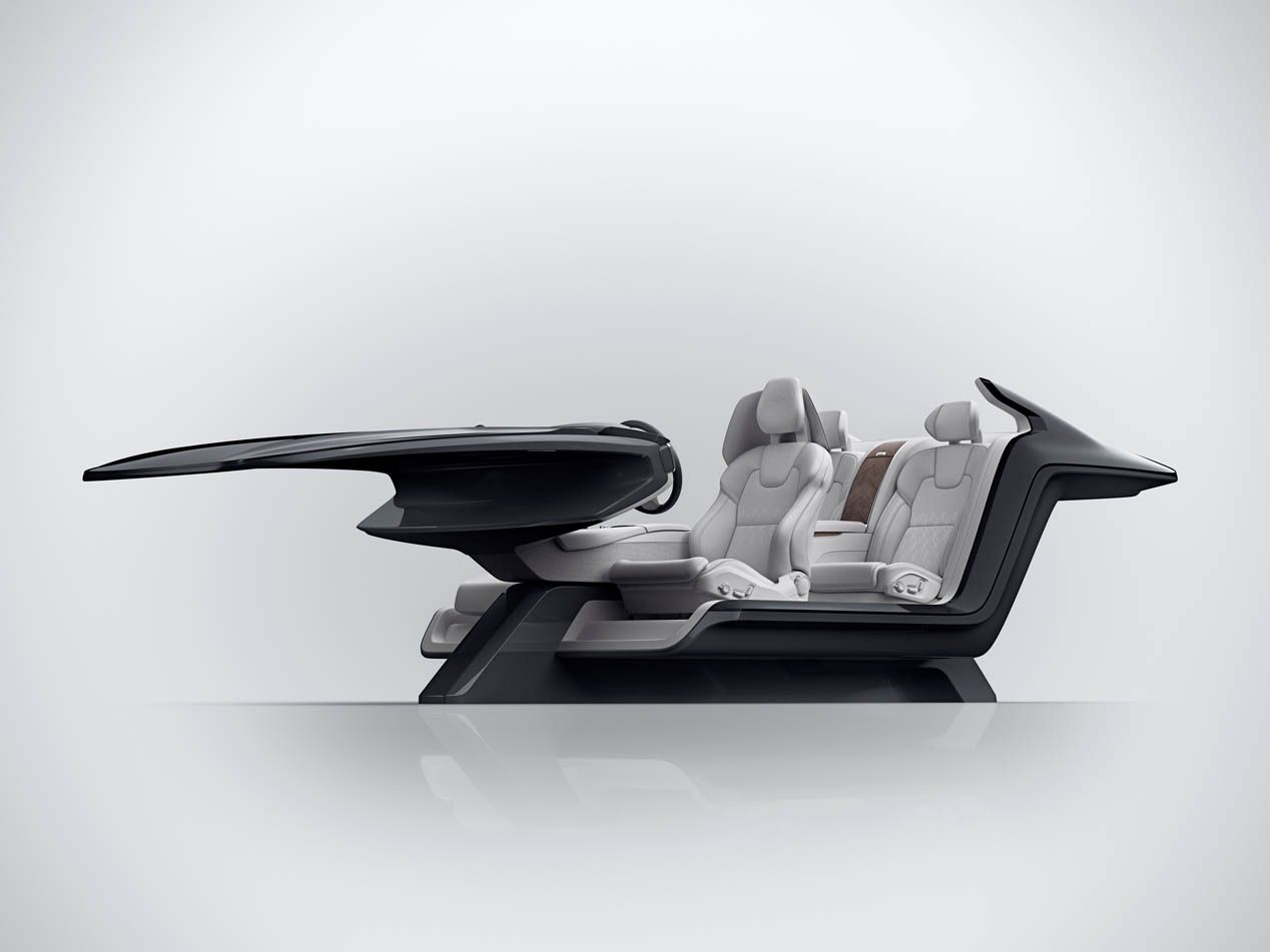 Lounge Console Concept en el Volvo S90 Excellence