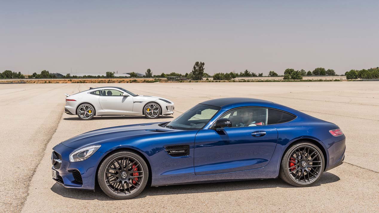 Comparativa: Jaguar F-Type R Coupé vs Mercedes AMG GT S