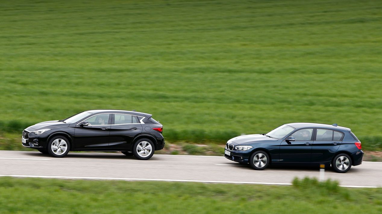 Comparativa: BMW 116d ED vs Infiniti Q30 1.5d
