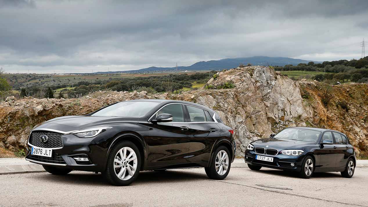 Comparativa: BMW 116d ED vs Infiniti Q30 1.5d