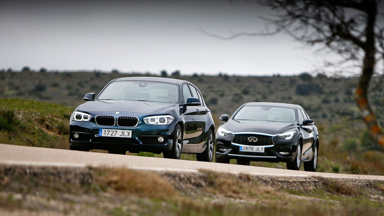 Comparativa: BMW 116d ED vs Infiniti Q30 1.5d
