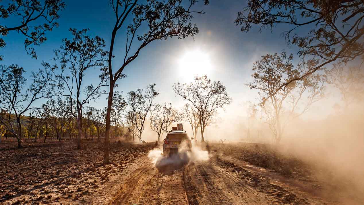 Viajamos por Australia con un Land Rover