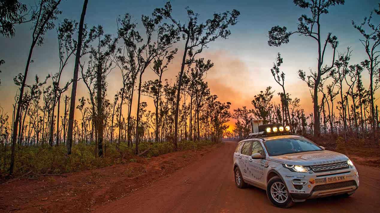 Viajamos por Australia con un Land Rover