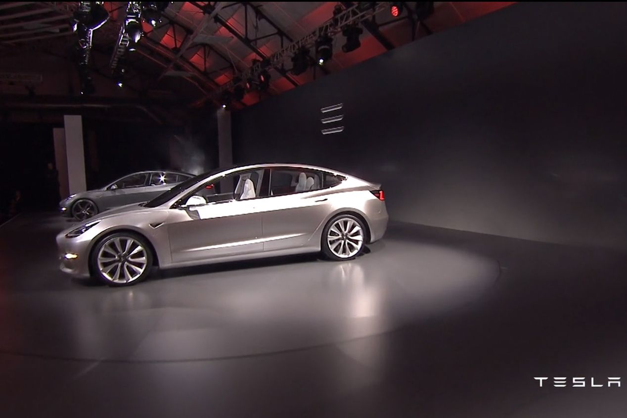 Los fans del Tesla Model 3 crean un configurador de compra