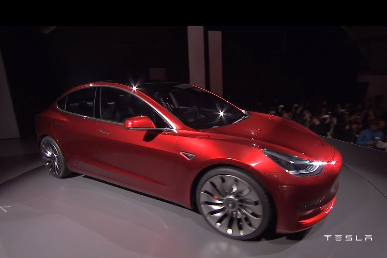 Los fans del Tesla Model 3 crean un configurador de compra