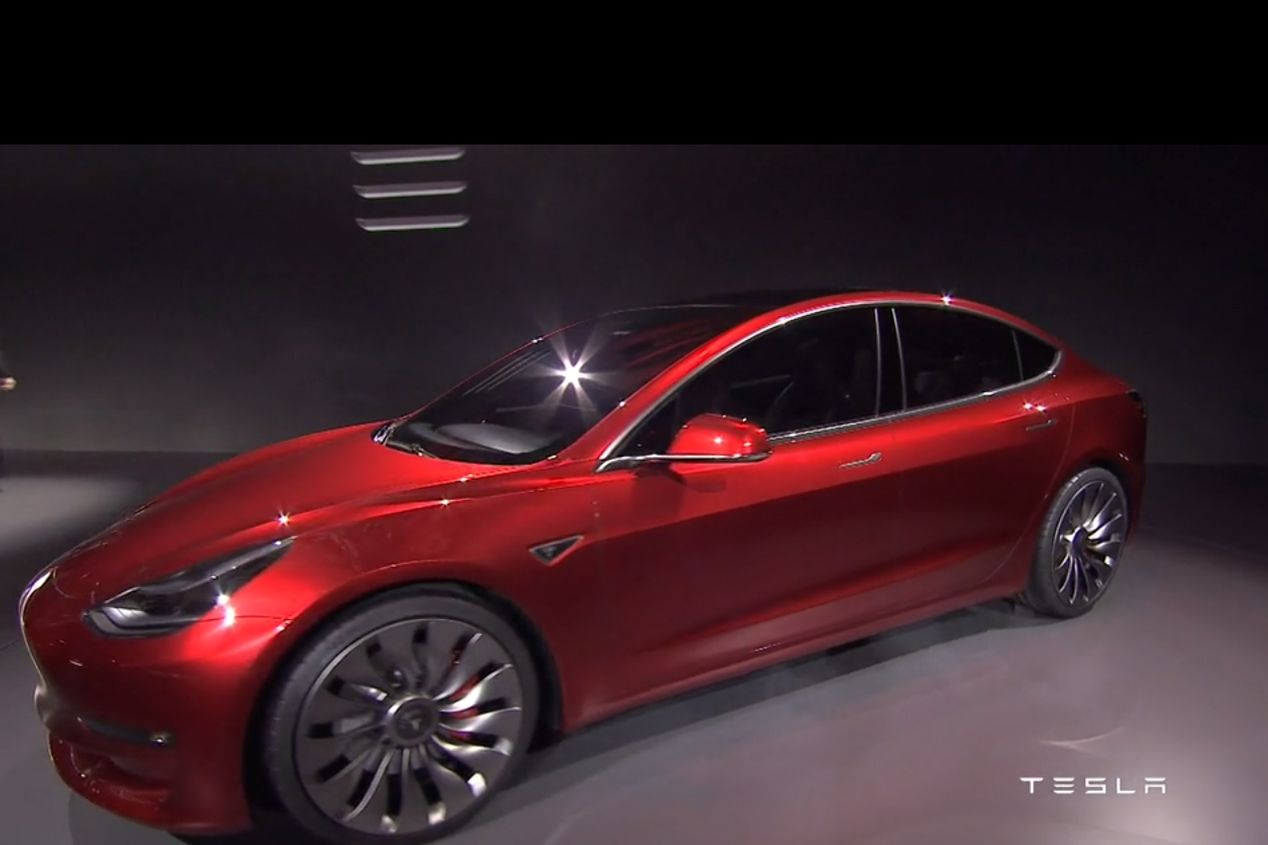 Los fans del Tesla Model 3 crean un configurador de compra