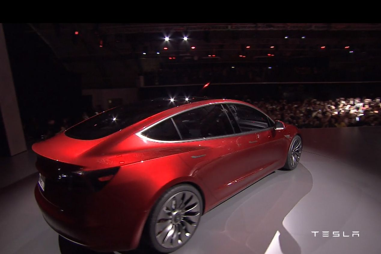 Los fans del Tesla Model 3 crean un configurador de compra