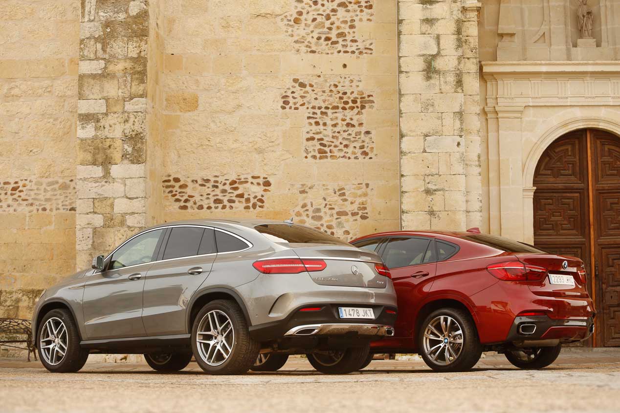 BMW X6 30d vs Mercedes GLE Coupe 350d