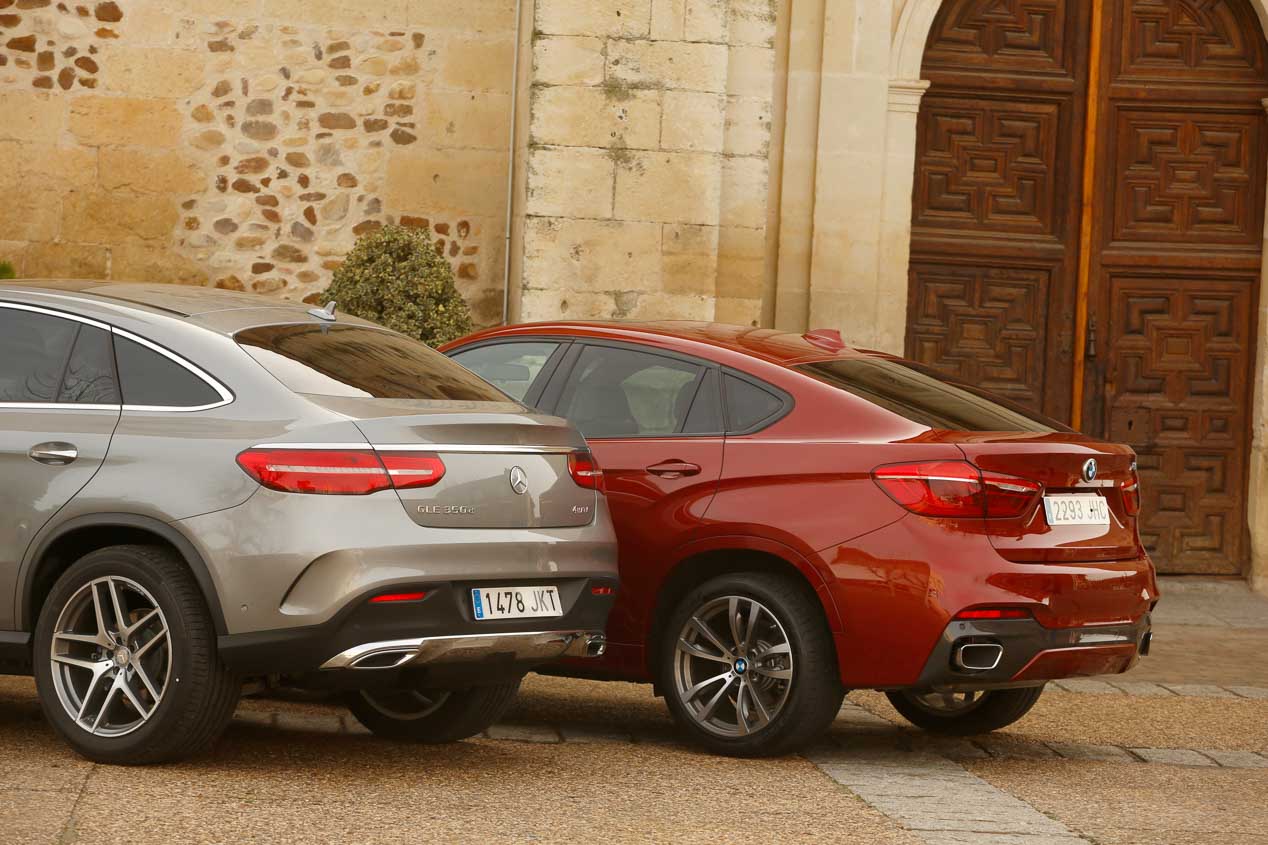 BMW X6 30d vs Mercedes GLE Coupe 350d