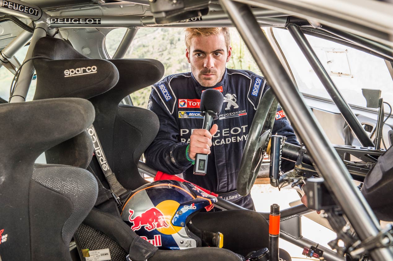 Una jornada de test con Cohete Suárez y el Peugeot 208 T16 R5 en Portugal