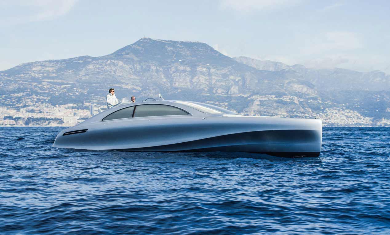 Los transporte de lujo de Mercedes por tierra, mar y aire