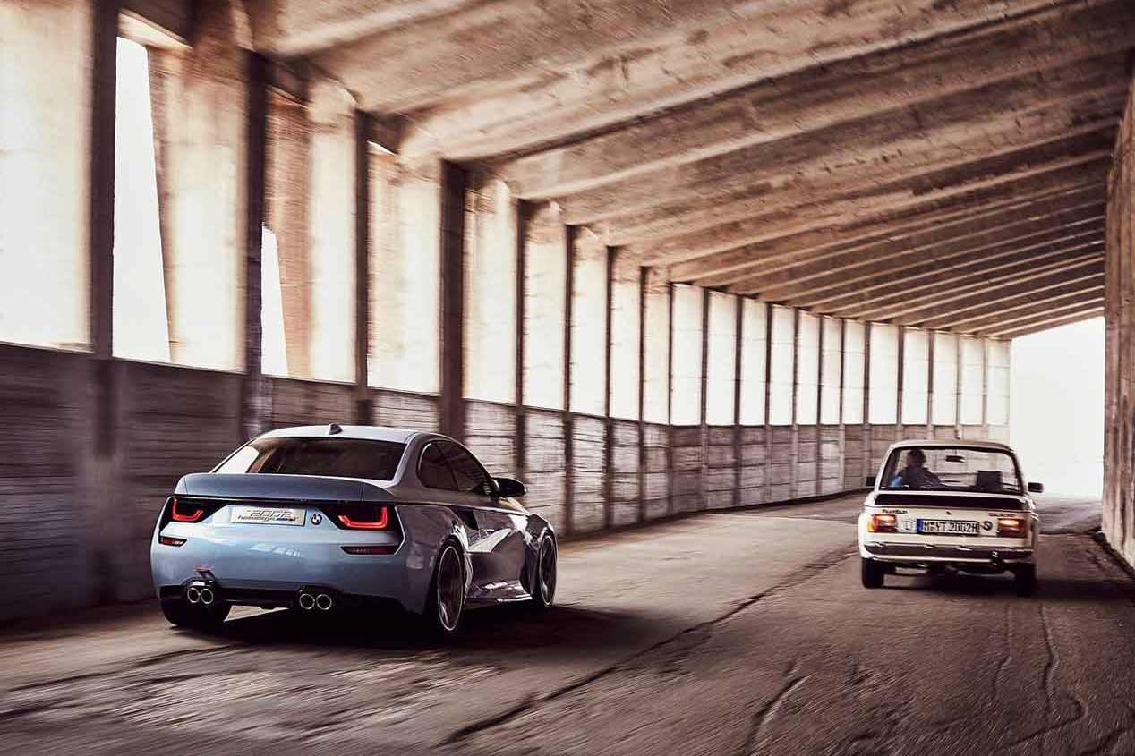 BMW 2002 Turbo frente a 2002 Hommage Concept