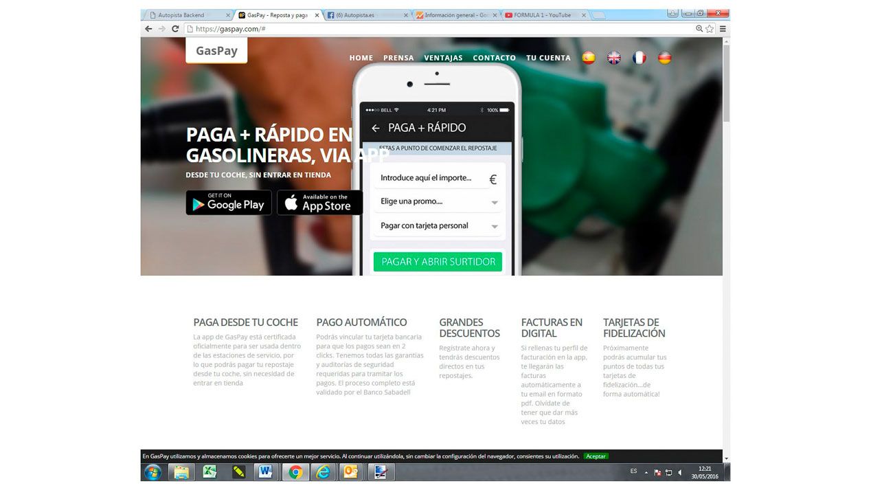 GasPay: ya puedes pagar la gasolina desde el móvil