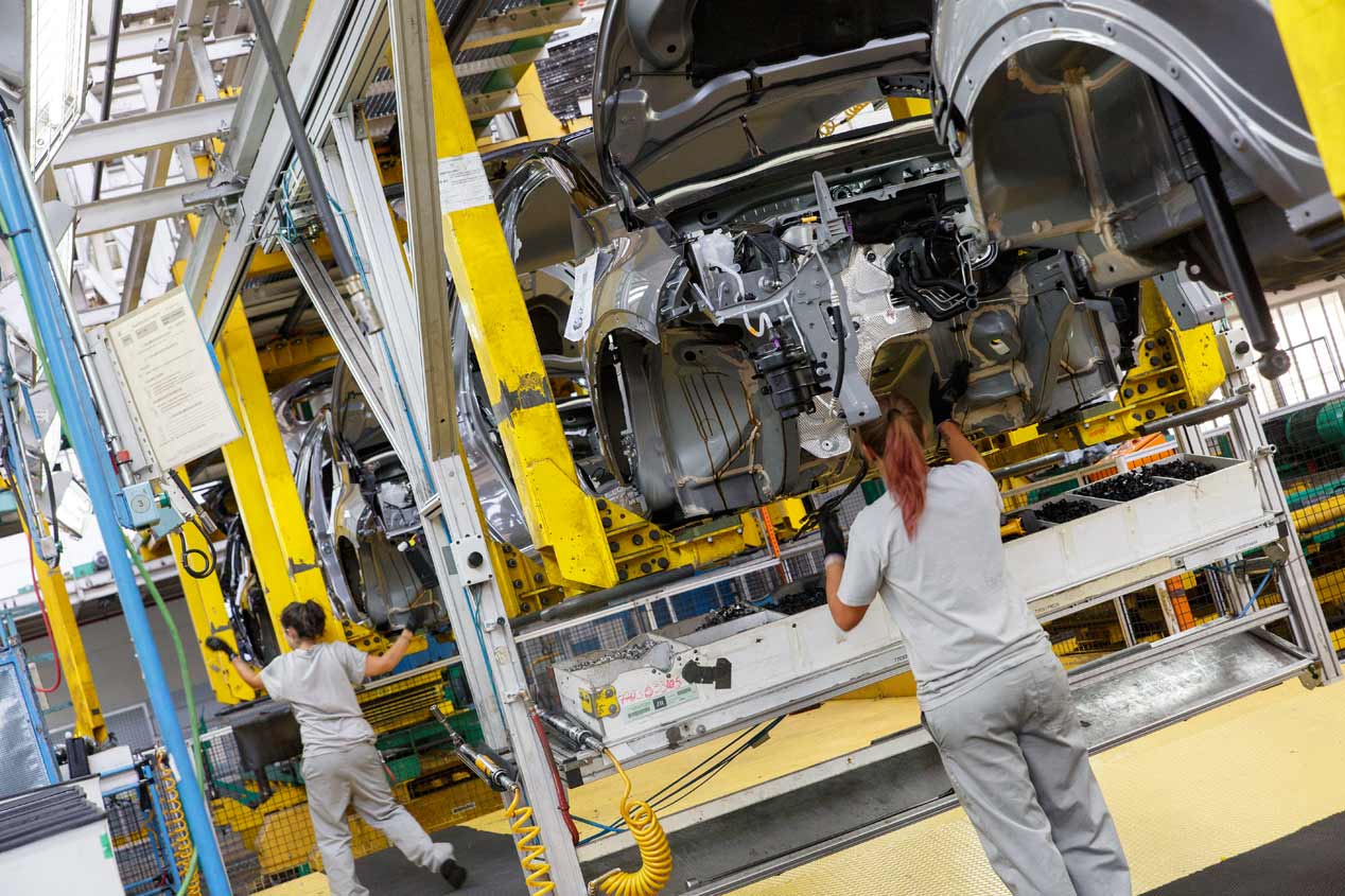 Así se fabrica un coche, en fotos