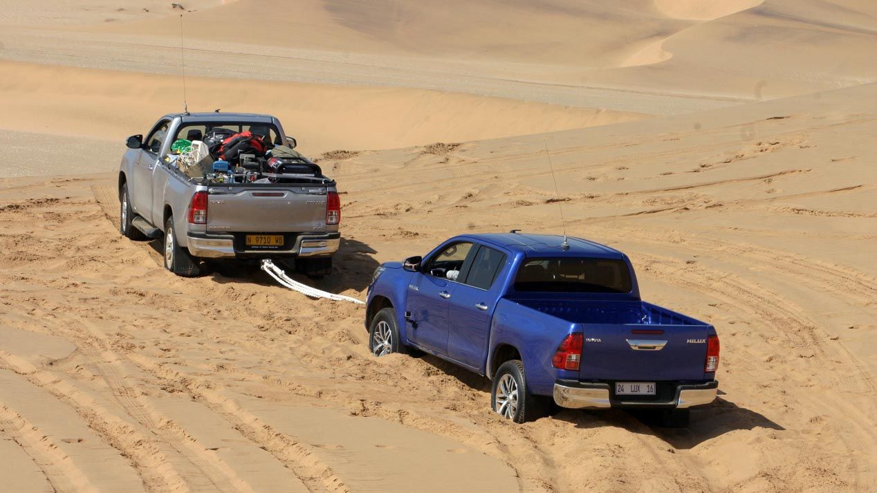 Toyota Hilux 2016, lo probamos en Namibia