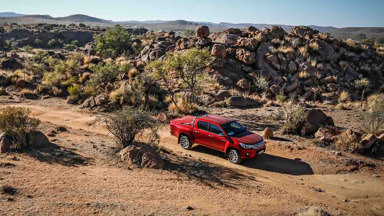 Toyota Hilux 2016, lo probamos en Namibia