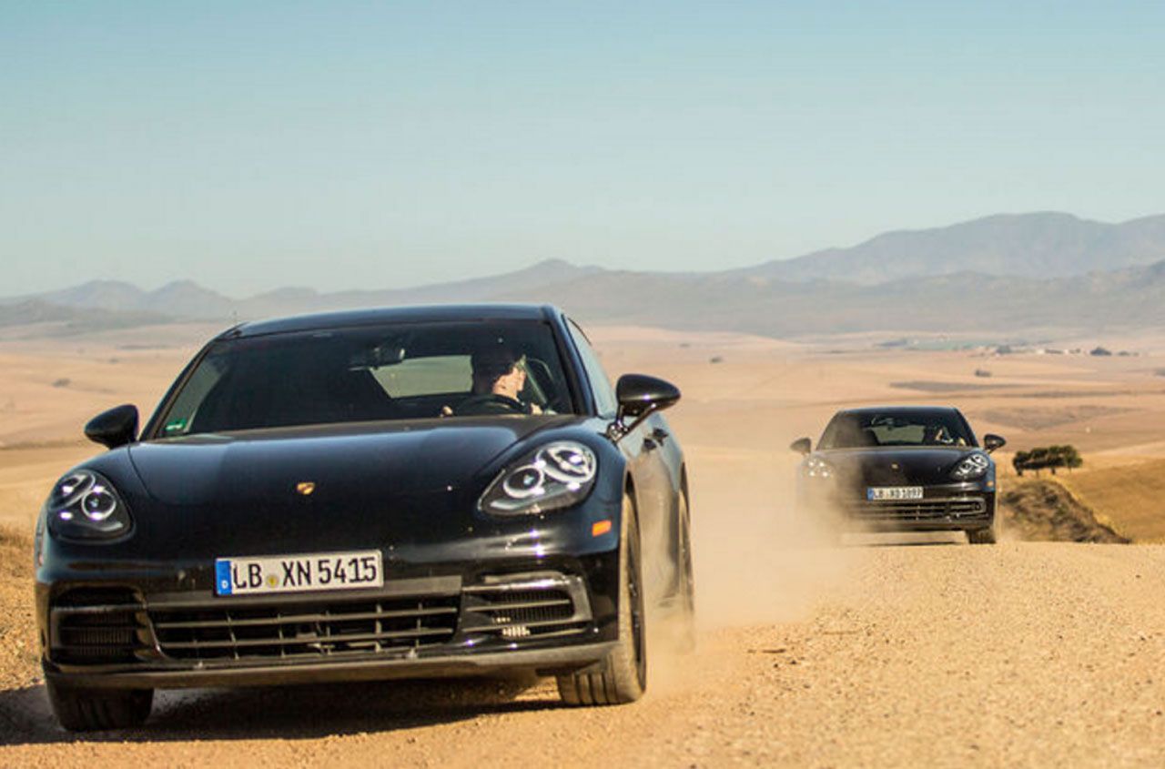 Porsche Panamera 2017, imágenes en carretera