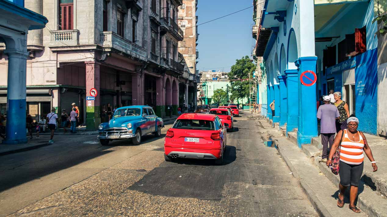 El automóvil, en Cuba 60 años después: de ruta por sus calles con el Audi Q2