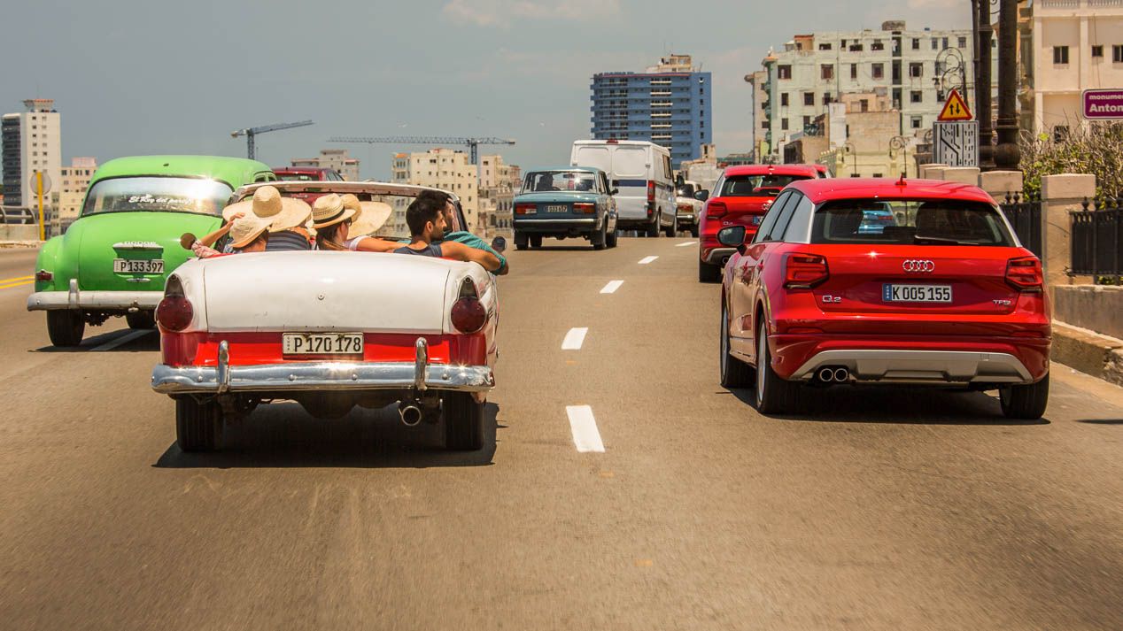 El automóvil, en Cuba 60 años después: de ruta por sus calles con el Audi Q2
