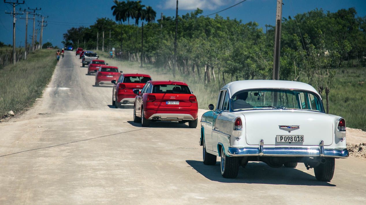El automóvil, en Cuba 60 años después: de ruta por sus calles con el Audi Q2