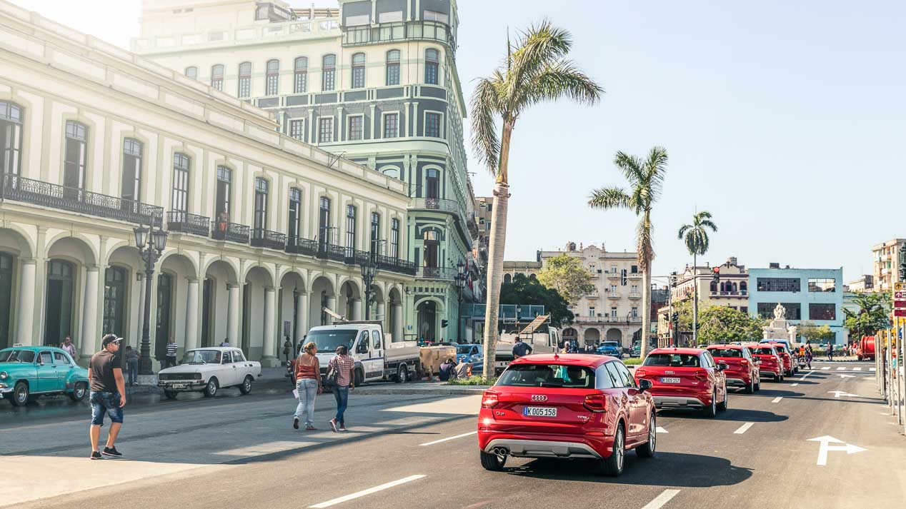 El automóvil, en Cuba 60 años después: de ruta por sus calles con el Audi Q2