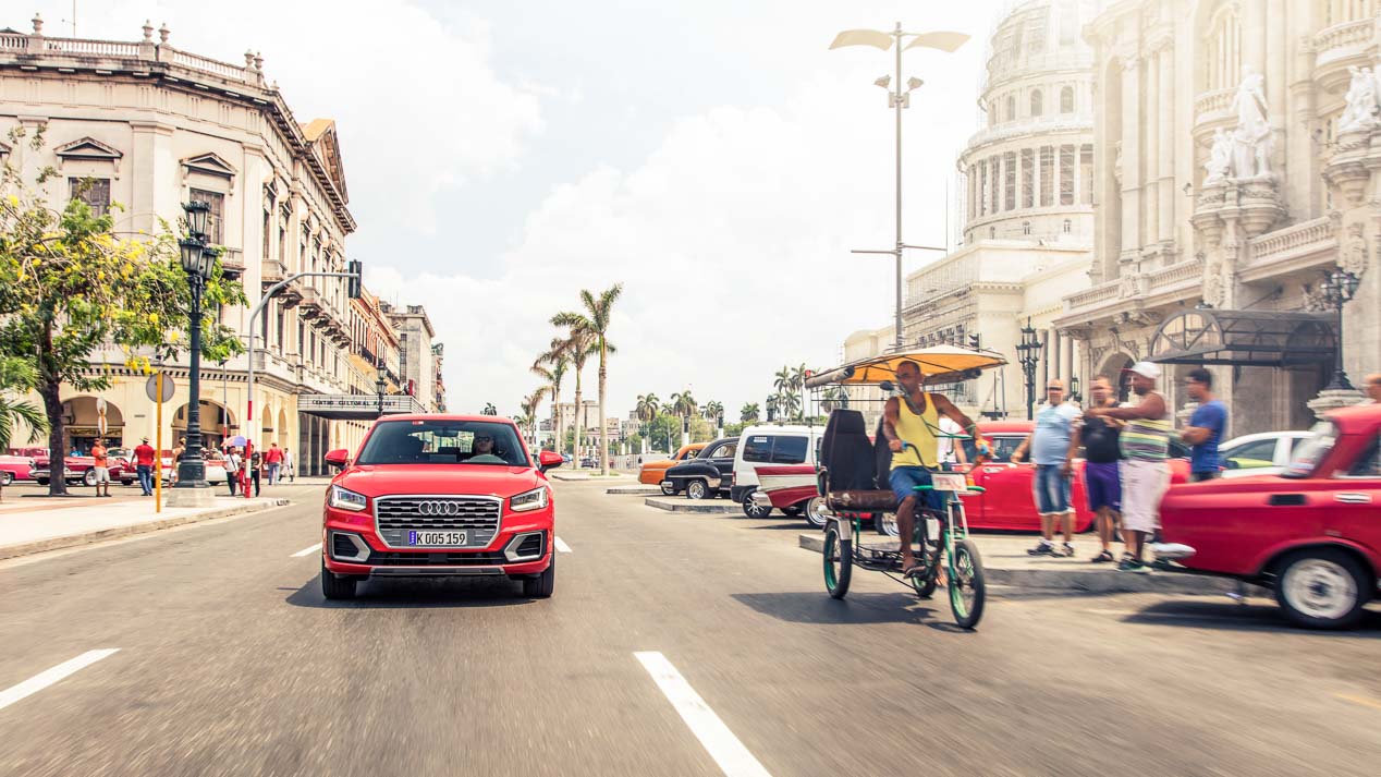 El automóvil, en Cuba 60 años después: de ruta por sus calles con el Audi Q2