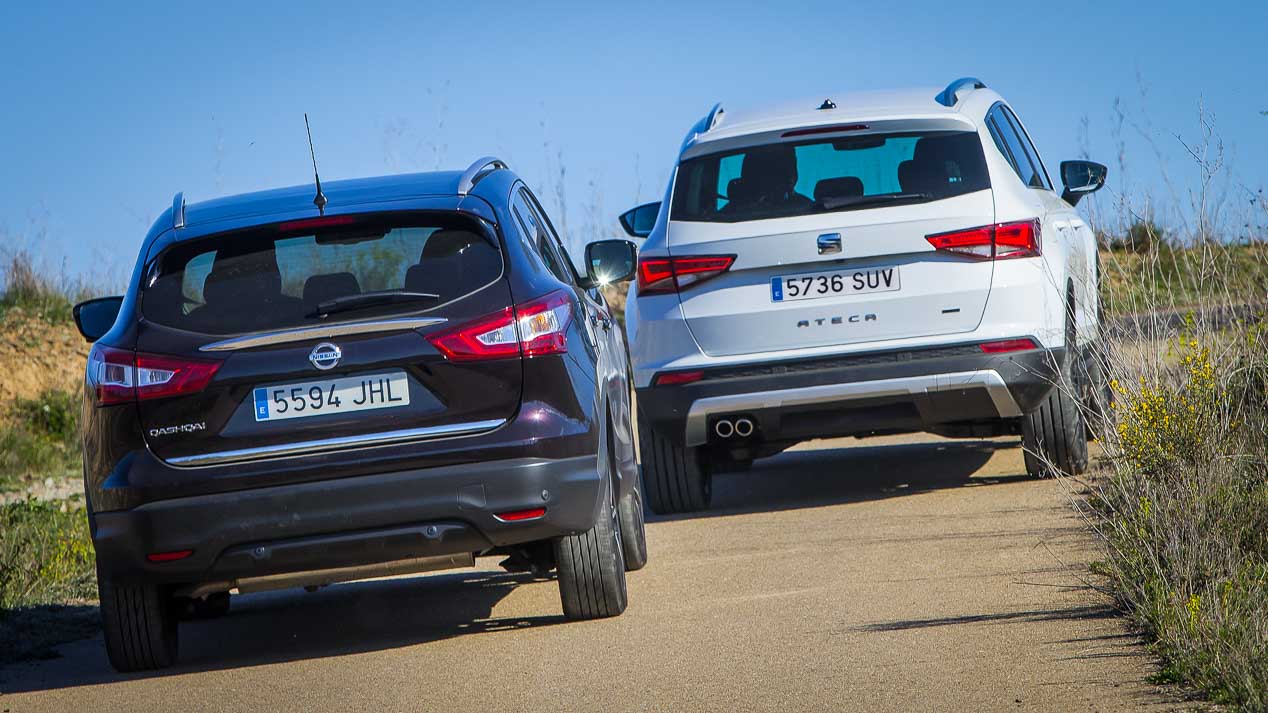 Duelo comparativo: Seat Ateca vs Nissan Qashqai