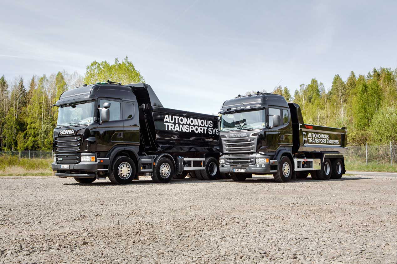 Los vehículos autónomos de Scania, en imágenes