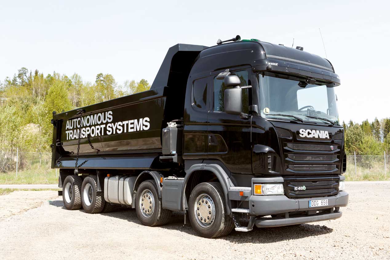 Los vehículos autónomos de Scania, en imágenes