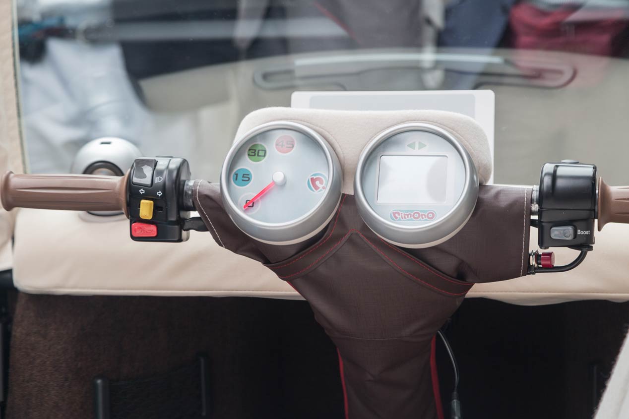 Rimono, un pequeño coche eléctrico japonés hecho de tela