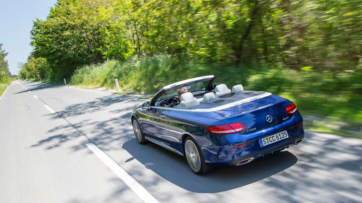 Mercedes Clase C Cabrio, apertura ininterrumpida
