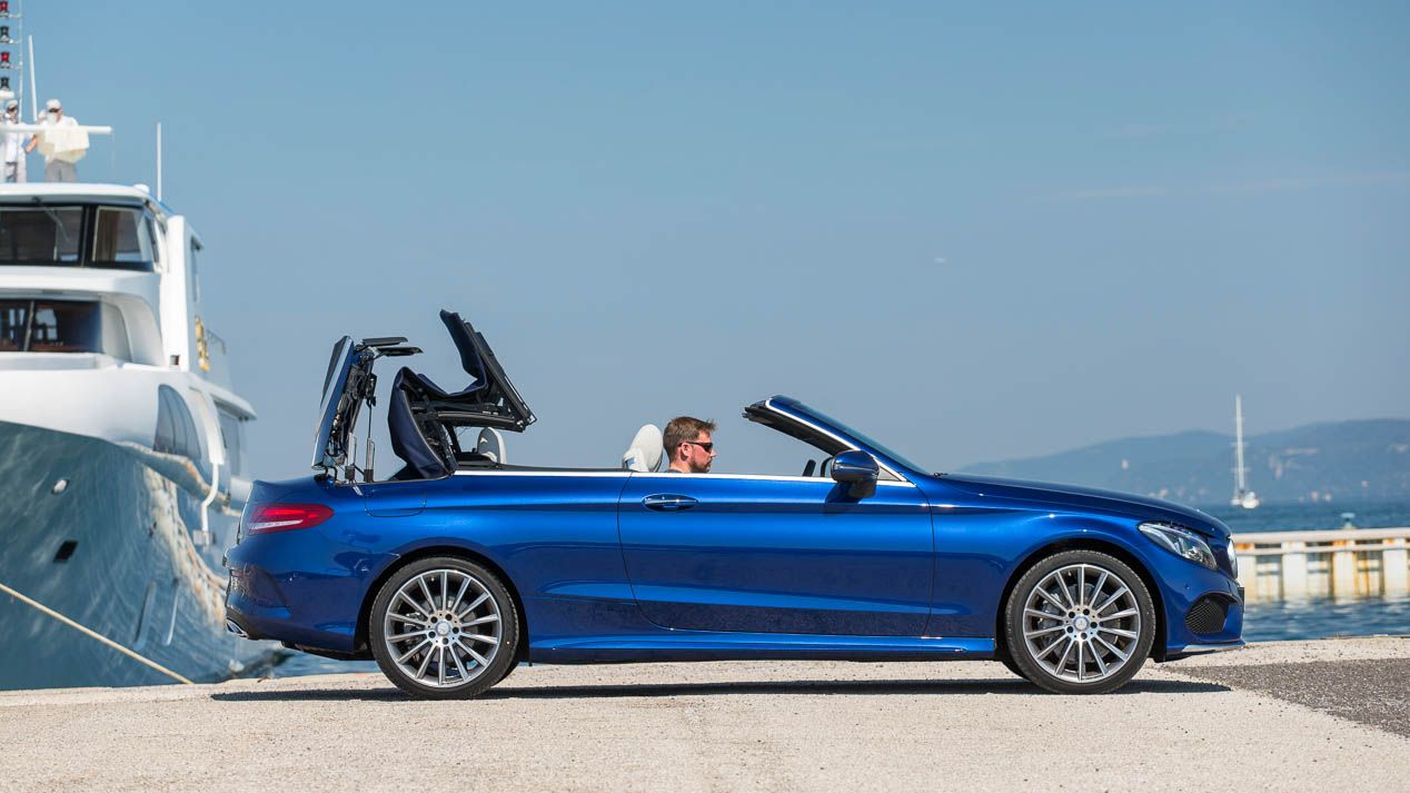 Mercedes Clase C Cabrio, apertura ininterrumpida