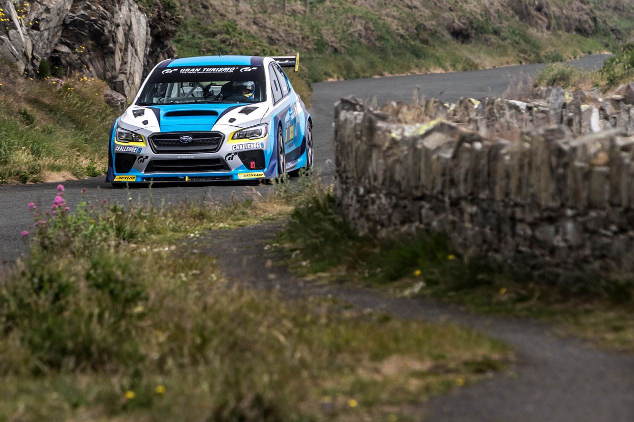 Subaru WRX STI Time Attack, récord en la Isla de Man