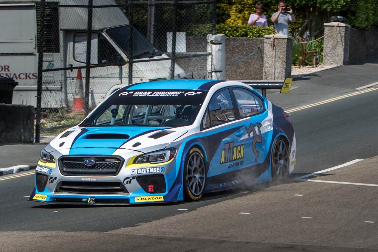 Subaru WRX STI Time Attack, récord en la Isla de Man