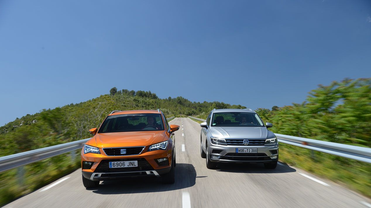 Duelo SUV: Seat Ateca frente a Volkswagen Tiguan