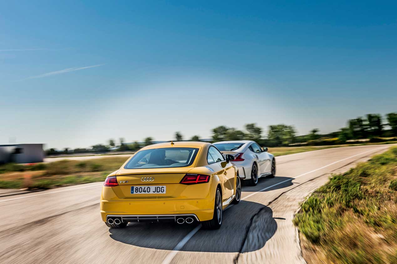 Nissan 370Z Nismo y Audi TT S, frente a frente