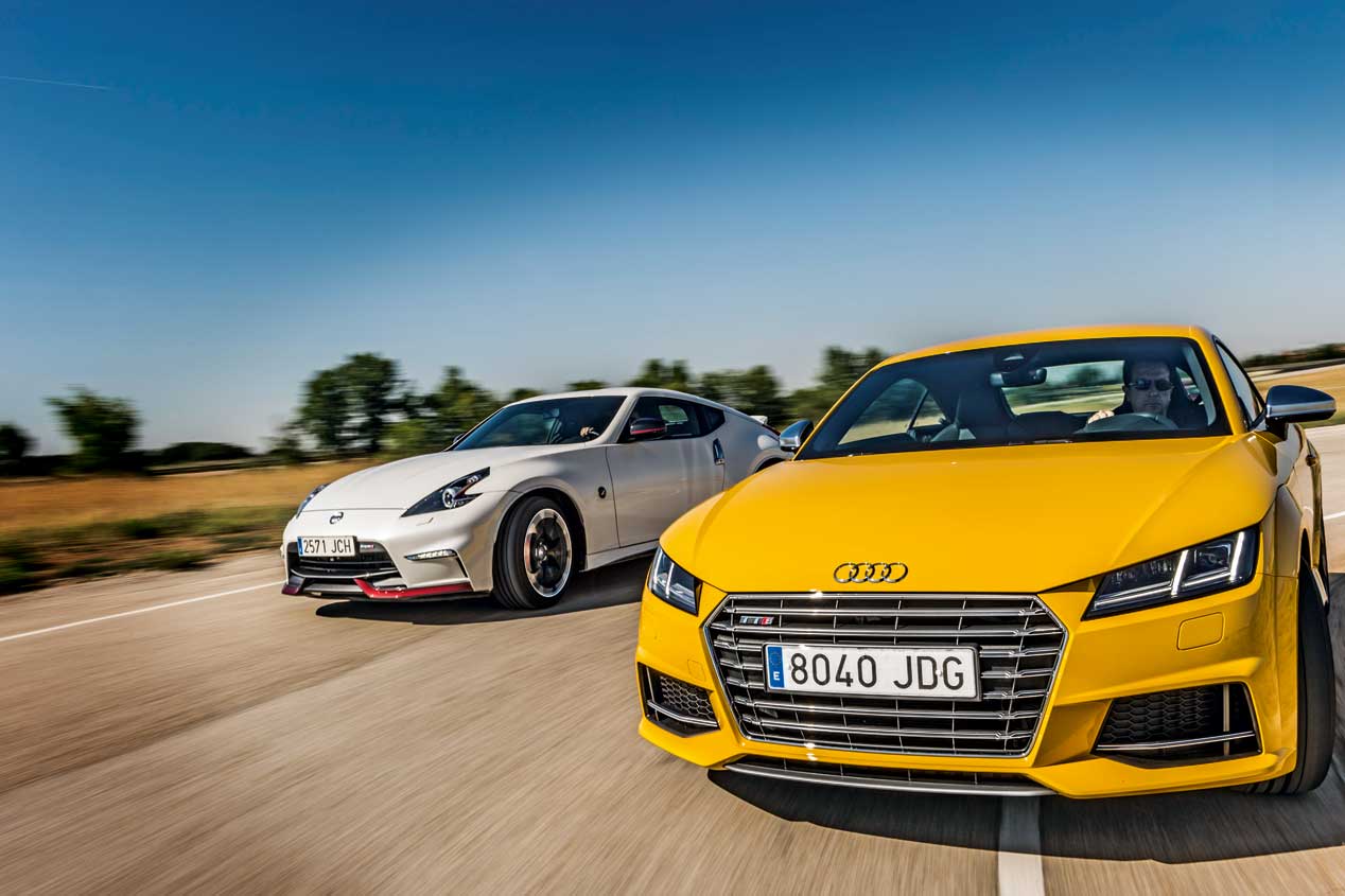 Nissan 370Z Nismo y Audi TT S, frente a frente
