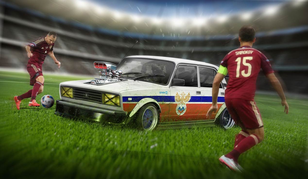 Los coches de 10 selecciones de fútbol de la Eurocopa 2016